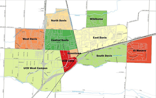 UC Davis Area Map